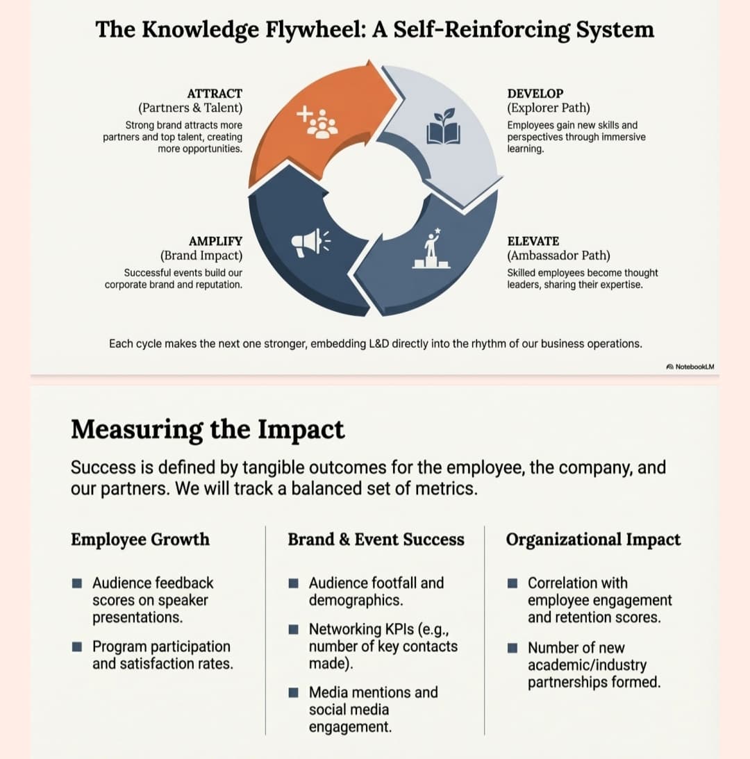 The Knowledge Flywheel and Measuring the Impact — Vidyadehi framework